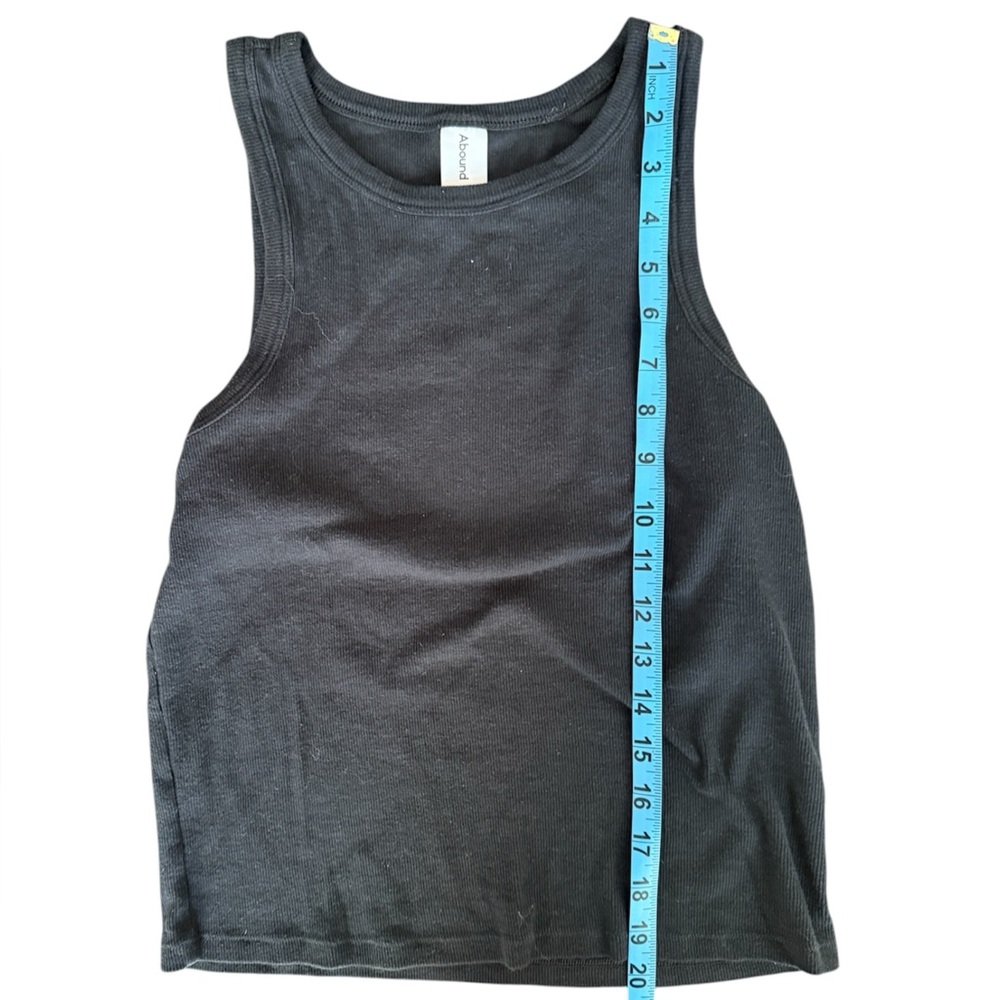 Abound Gray Crop Tank Top Sleeveless